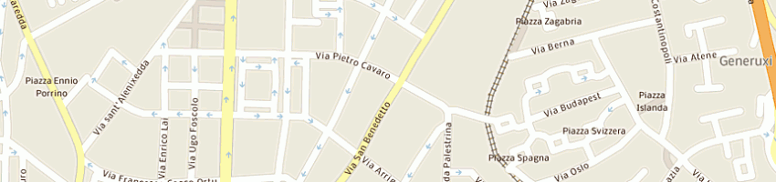 Mappa della impresa racca luce srl a CAGLIARI