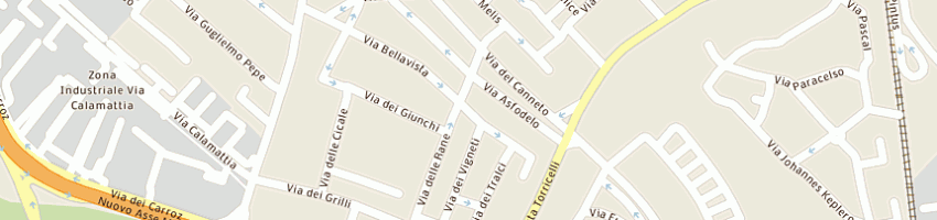 Mappa della impresa ditta sanna giovanni a CAGLIARI