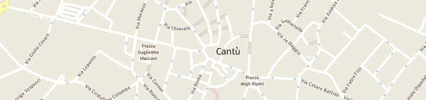 Mappa della impresa rodi carlo a CANTU 