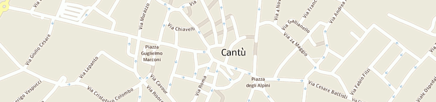 Mappa della impresa alunni rinaldo a CANTU 