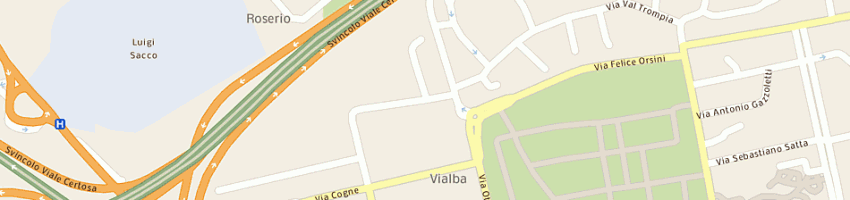 Mappa della impresa bar bariviera snc di matarazzo anna monica e zorzitto massimo a MILANO
