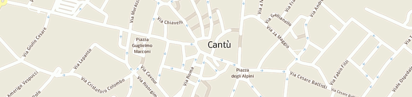 Mappa della impresa la permanente mobili cantu' a CANTU 