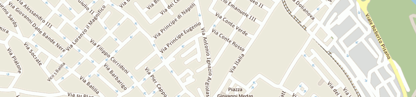 Mappa della impresa ecca sandro a CAGLIARI