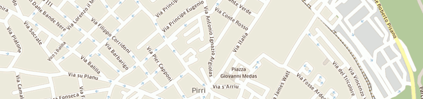 Mappa della impresa aresu antonio a CAGLIARI