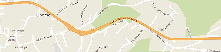 Mappa della impresa guadagno francesco a LIPOMO