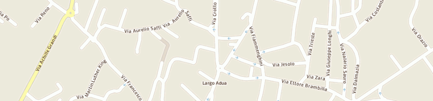 Mappa della impresa pizzeria ristorante le vigne a CANTU 