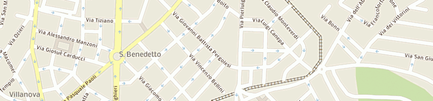 Mappa della impresa tecnoproject srl a CAGLIARI