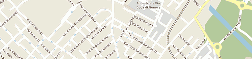 Mappa della impresa a e z di zoncheddu francesco a CAGLIARI