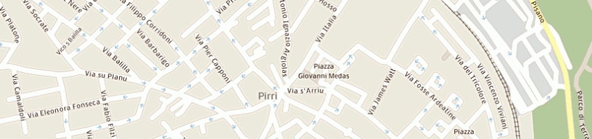 Mappa della impresa melis alessandra a CAGLIARI