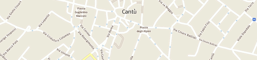 Mappa della impresa alemao snc di antonini alessandro e mancini maurizio a CANTU 