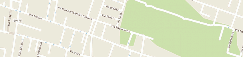 Mappa della impresa bogani impianti elettrici di bogani roberto e riccardo (snc) a LIMBIATE