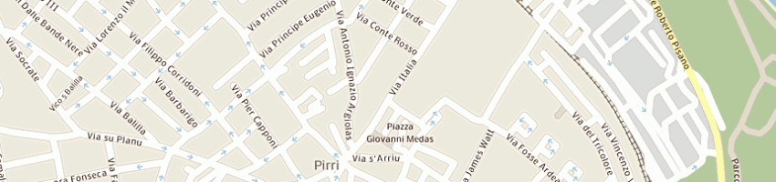 Mappa della impresa rais patrizia a CAGLIARI