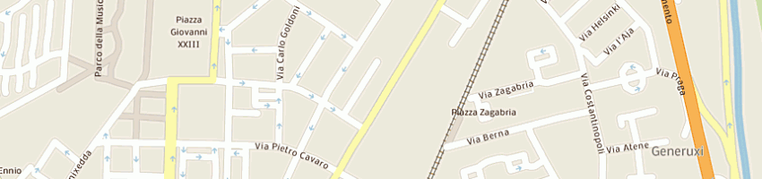 Mappa della impresa deidda pino snc a CAGLIARI