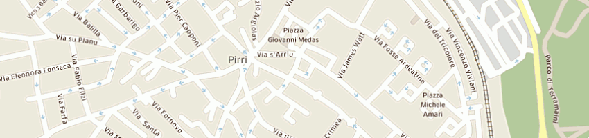 Mappa della impresa serra bibiana a CAGLIARI
