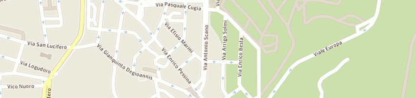 Mappa della impresa cinus rosanna a CAGLIARI