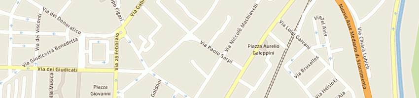 Mappa della impresa pusceddu nadia a CAGLIARI