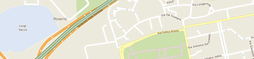 Mappa della impresa associazione futura a MILANO