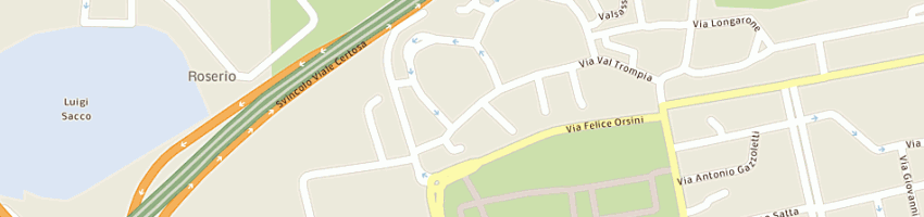 Mappa della impresa studio 2g snc di pedrini g e bevilacqua ga a MILANO