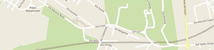 Mappa della impresa ce bi snc a CESANO MADERNO