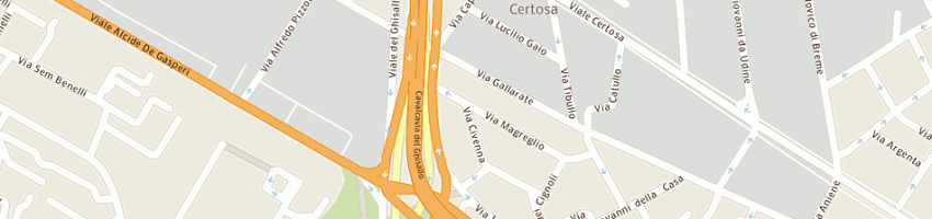 Mappa della impresa la meridiana a MILANO