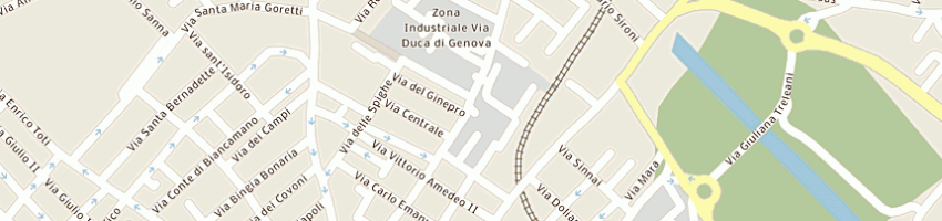 Mappa della impresa deposito calzature srl a CAGLIARI
