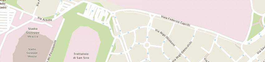 Mappa della impresa le terrazze srl a MILANO