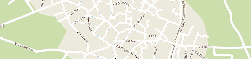 Mappa della impresa pierre data snc di naitza romanella e mura paola a SENORBI 