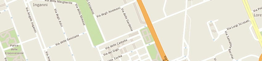 Mappa della impresa b - seven srl a MILANO