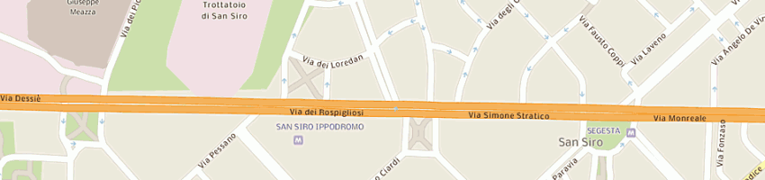 Mappa della impresa sansi srl a MILANO