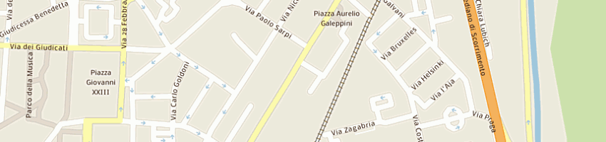Mappa della impresa studio tecnico e di consulenza di cotza franco a CAGLIARI