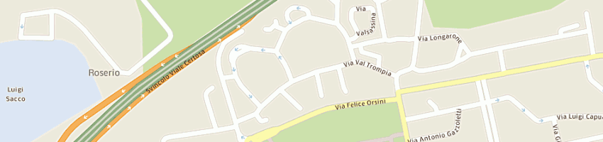 Mappa della impresa studio vialba sas di salvatore a denaro e c a MILANO
