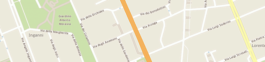Mappa della impresa flore domenico a MILANO