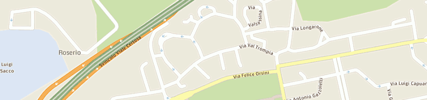 Mappa della impresa mavi snc di benfante vincenzo e c a MILANO