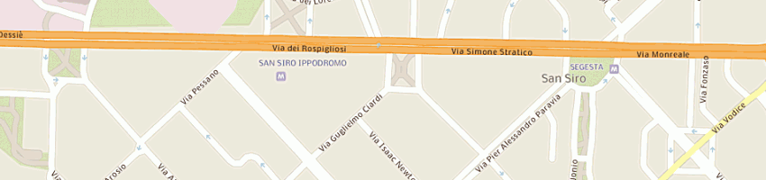 Mappa della impresa omni service sas a MILANO