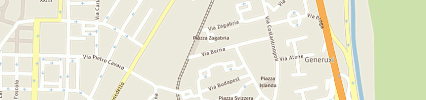Mappa della impresa cozza maria bonaria a CAGLIARI