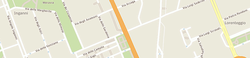 Mappa della impresa longo fratelli a MILANO