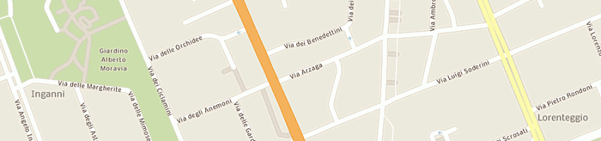 Mappa della impresa apolet josef berek a MILANO