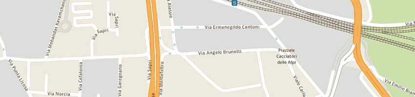 Mappa della impresa italmondo spa a MILANO