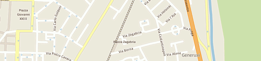 Mappa della impresa step e fitness srl a CAGLIARI
