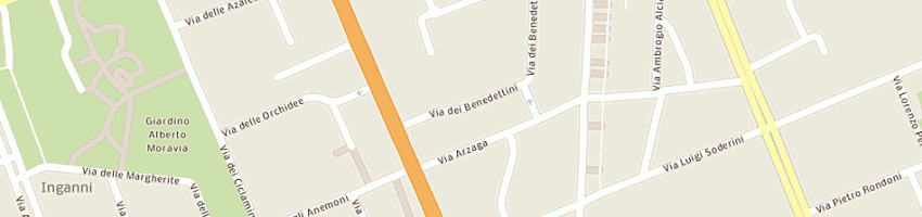 Mappa della impresa dayan david a MILANO