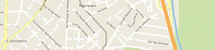Mappa della impresa blab del geom luigi bergamini a CAGLIARI