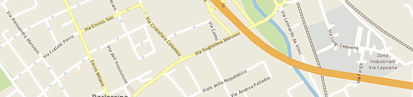 Mappa della impresa se-sa centro servizi aziendali sas di g segafredo e c a BARLASSINA