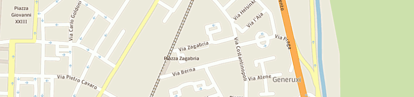Mappa della impresa parrocchia scrocifisso a CAGLIARI