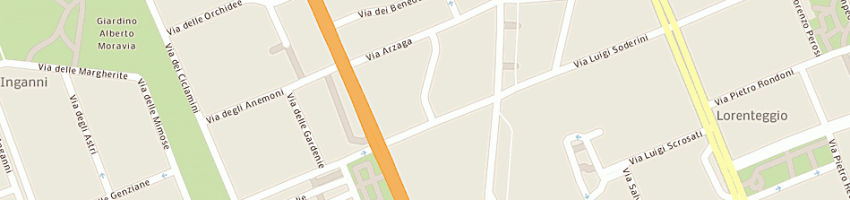 Mappa della impresa blockbuster italia spa a MILANO