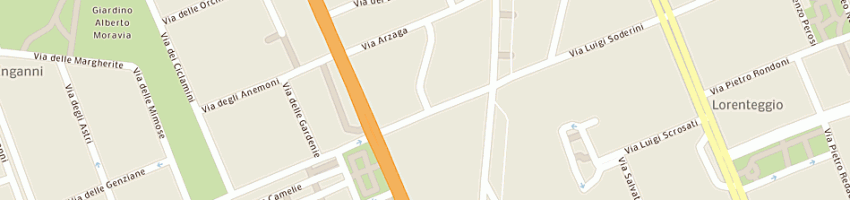 Mappa della impresa manzi filomena a MILANO