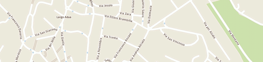 Mappa della impresa infolab consulting srl a COMO