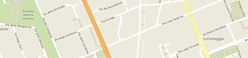Mappa della impresa coninf sas di sogliani e c a MILANO