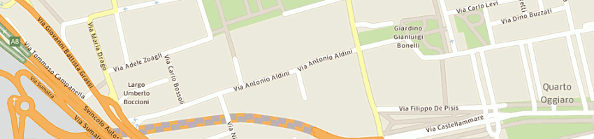 Mappa della impresa cianci giuseppe a MILANO