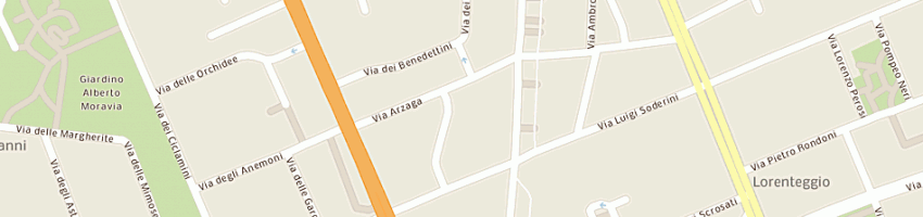 Mappa della impresa tok italia spa a MILANO