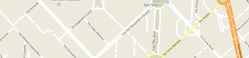 Mappa della impresa davenia incoronata a MILANO
